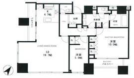 SAION SAKURAZAKA(サイオン桜坂) 3階 間取り図