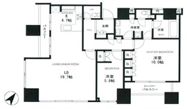 SAION SAKURAZAKA(サイオン桜坂) 3階 間取り図