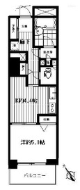 ライオンズタワー池袋 6階 間取り図