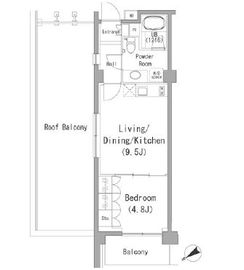 PERCH南青山 301 間取り図