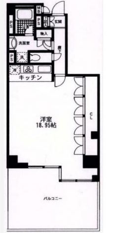 A-PLACE田町イースト (エープレイス田町イースト) 806 間取り図