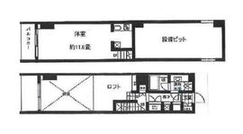 ボルト東新宿 804 間取り図