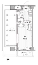 メゾンカルム西新宿 410 間取り図