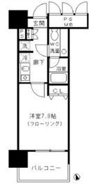 フォンテーヌ芝浦 1002 間取り図