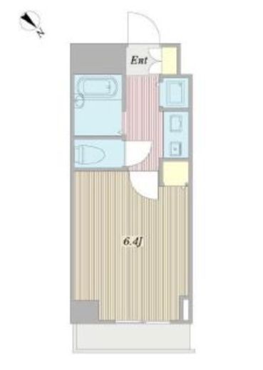 プロシード日本橋本町 401 間取り図