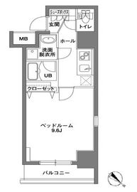 KDX岩本町レジデンス 601 間取り図