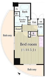 ユーストリア駒沢 906 間取り図