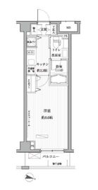 メゾンカルム西新宿 217 間取り図