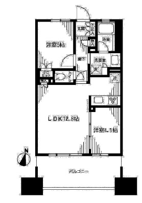 晴海テラス 16階 間取り図