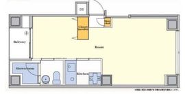 グラックス市ヶ谷一口坂 2階 間取り図