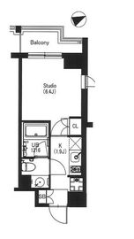 エスティメゾン中野 607 間取り図