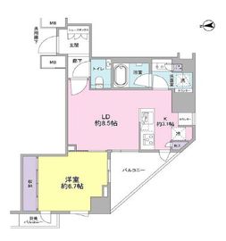 ザ・パークハウス品川荏原町 5階 間取り図