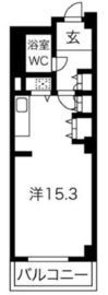 アクティ目黒駅前 1号棟 410 間取り図