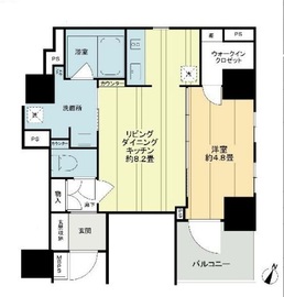 アンビックス神田 6階 間取り図