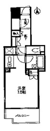 ルジェンテ白金台 6階 間取り図