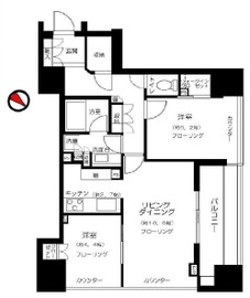 パークタワー渋谷本町 17階 間取り図