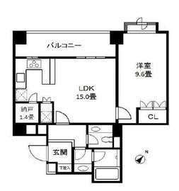 ステラメゾン碑文谷 207 間取り図