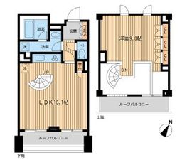レジデンス三宿 403 間取り図