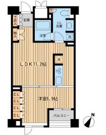レジデンス三宿 302 間取り図