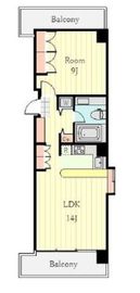 広尾イースト 402 間取り図