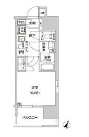 ラクラス幡ヶ谷 1001 間取り図