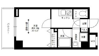 プライムアーバン白山 205 間取り図