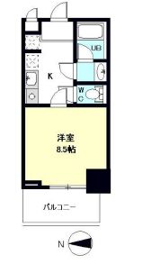 ブリリアタワー品川シーサイド 3階 間取り図