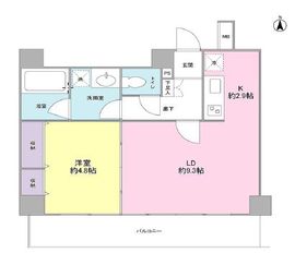 高輪三枝ビル 303 間取り図