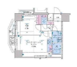 ジェノヴィア浅草駅前スカイガーデン 10階 間取り図