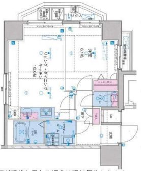 ジェノヴィア浅草駅前スカイガーデン 12階 間取り図