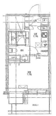 六本木グランドタワーレジデンス 4F1 間取り図