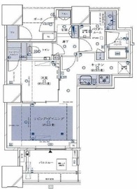 ドゥ・トゥール 33階 間取り図