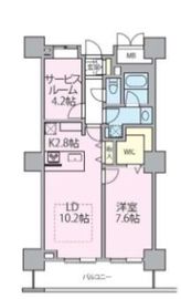 ロイヤルパークスタワー南千住 517 間取り図