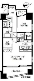 パークホームズ上野 14階 間取り図