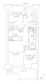 ジオ目黒 5階 間取り図