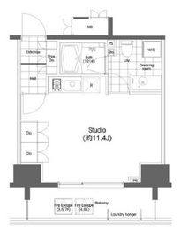 BPRレジデンス恵比寿 503 間取り図