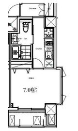 レジデンス高輪台 306 間取り図