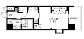 レジディア文京本郷 1102 間取り図