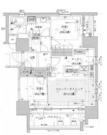 ザ・パークハウスアーバンス千代田御茶ノ水 14階 間取り図