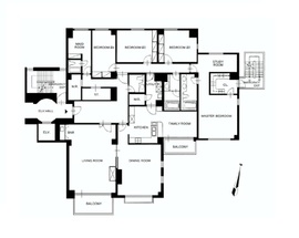 西麻布マナーハウス 302 間取り図