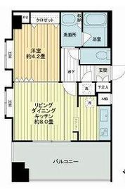 グラーサ渋谷松濤 2階 間取り図