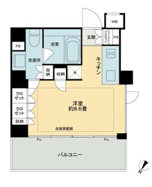 セルフィスタ渋谷 3階 間取り図