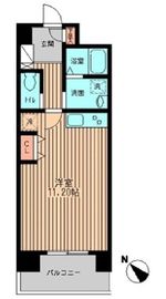 六本木ライズハウス 406 間取り図