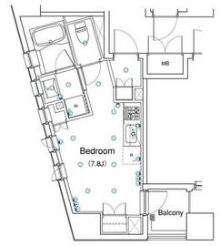 ブリリアイスト銀座東 301 間取り図