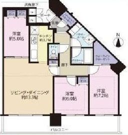 シティタワー品川 39階 間取り図