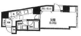 ファインクレスト渋谷神泉 202 間取り図