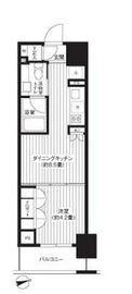 レジディア新御徒町 402 間取り図