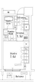 パークアクシス方南町 202 間取り図