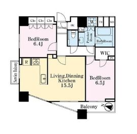 ファーストリアルタワー新宿 31階 間取り図