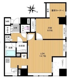 アクシア日本橋 6階 間取り図